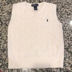 Boys polo sweater vest